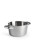 Faitout avec couvercle, 7 litres, 29 cm de diamètre, triple épaisseur Inox