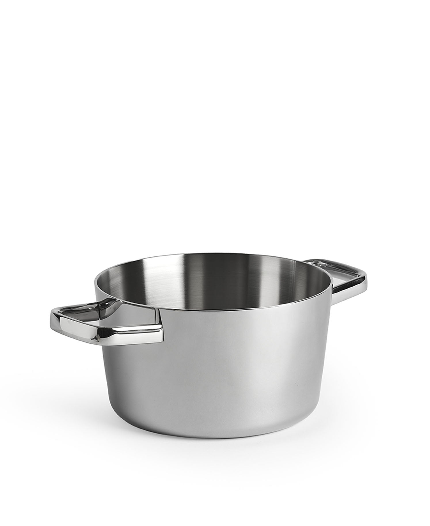 Faitout avec couvercle, 7 litres, 29 cm de diamètre, triple épaisseur Inox