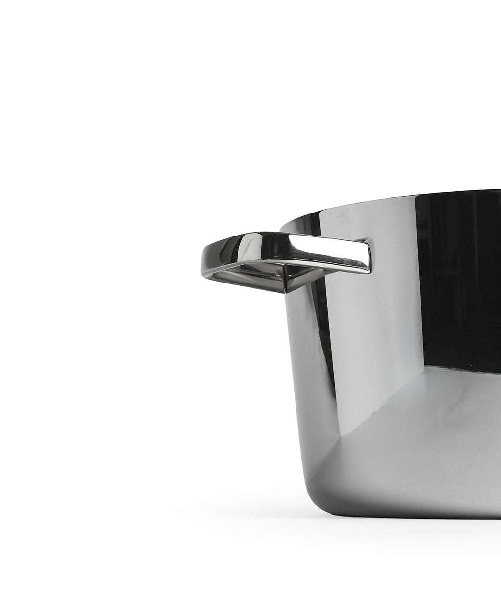 Faitout avec couvercle, 7 litres, 29 cm de diamètre, triple épaisseur Inox