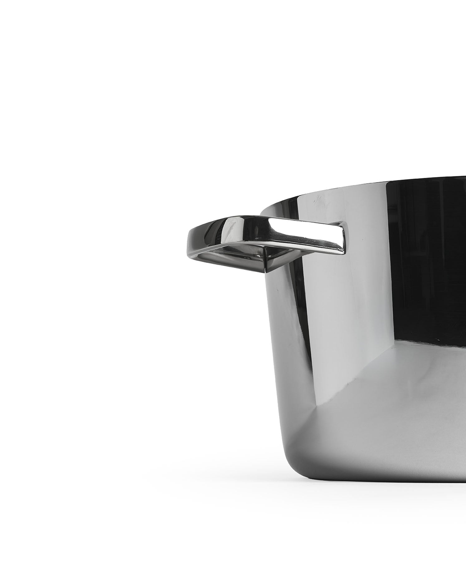 Faitout avec couvercle, 7 litres, 29 cm de diamètre, triple épaisseur Inox