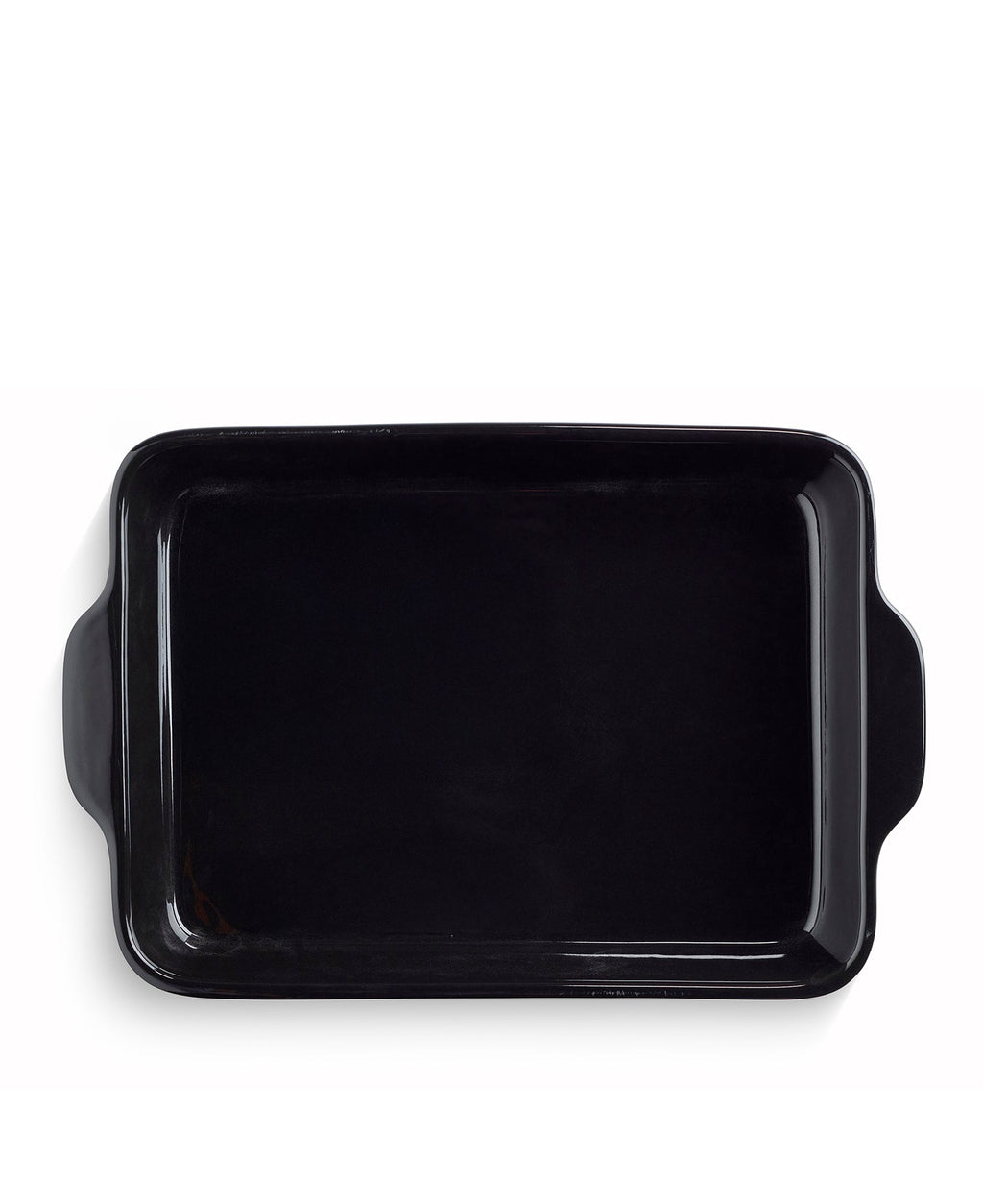Lot de 2 plats à four noir brillant