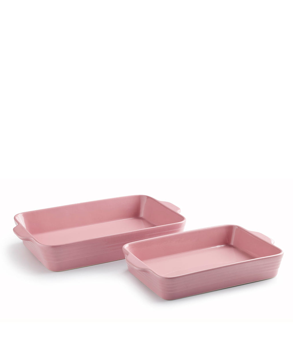 Lot de 2 plats à four Rose Brillant