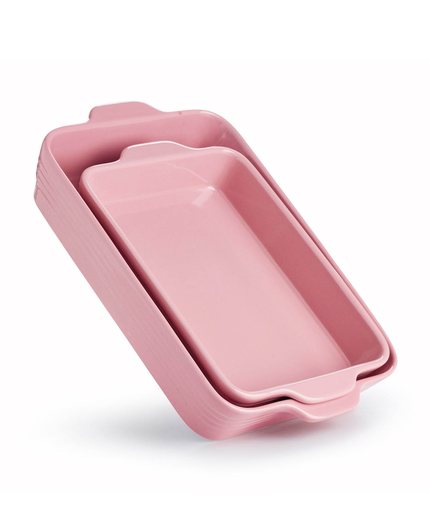 Lot de 2 plats à four Rose Brillant