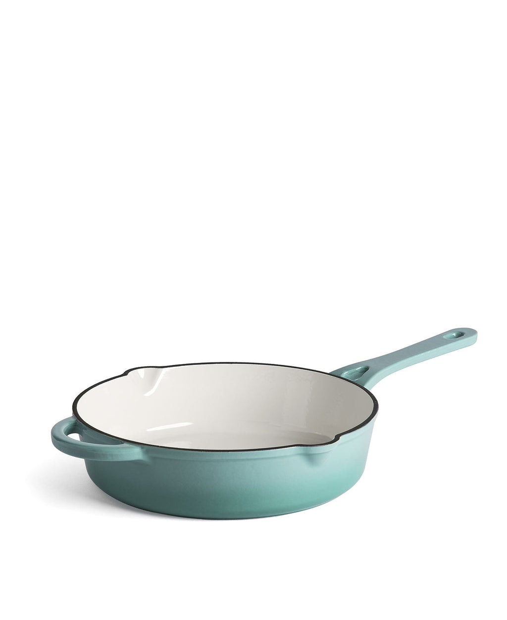 Cocotte en fonte avec couvercle, 28 cm de diamètre, Vert Rétro