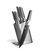 Set de Couteaux Premium avec Bloc en Acier Inoxydable – 5 Pièces