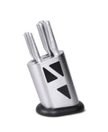 Set de Couteaux avec Bloc de Cuisine – 5 Pièces en Acier Inoxydable