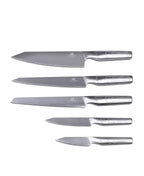 Set de Couteaux avec Bloc de Cuisine – 5 Pièces en Acier Inoxydable