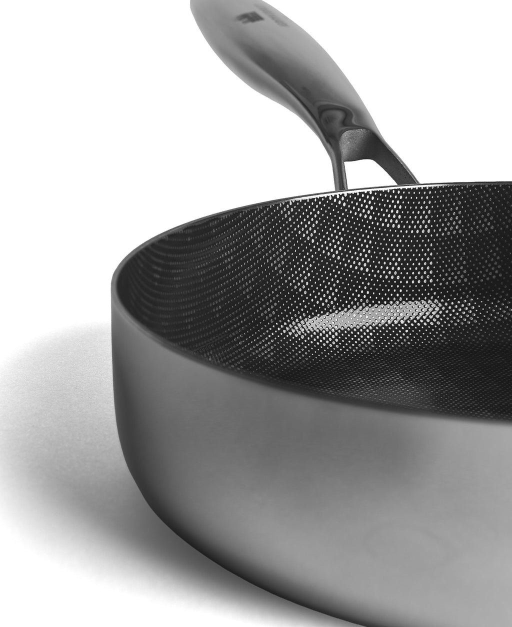 Sauteuse de 28 cm de diamètre en acier inoxydable avec revêtement en céramique
