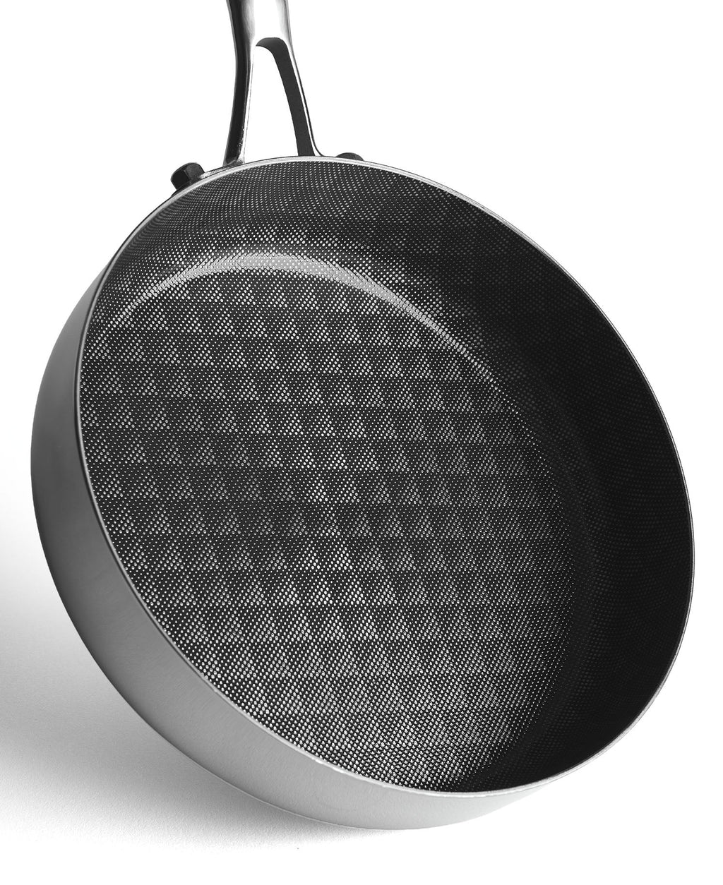 Sauteuse de 28 cm de diamètre en acier inoxydable avec revêtement en céramique