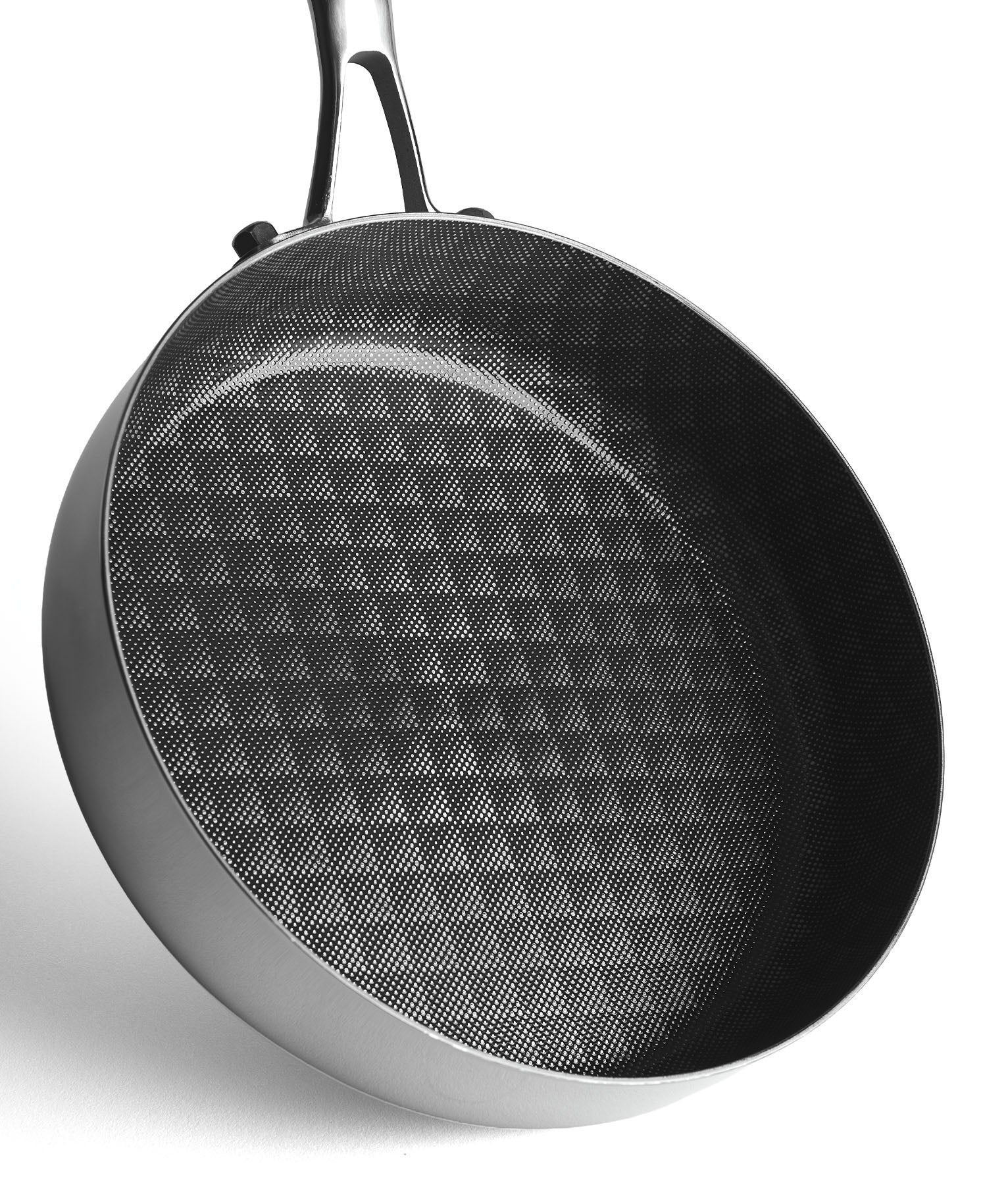 Sauteuse de 28 cm de diamètre en acier inoxydable avec revêtement en céramique