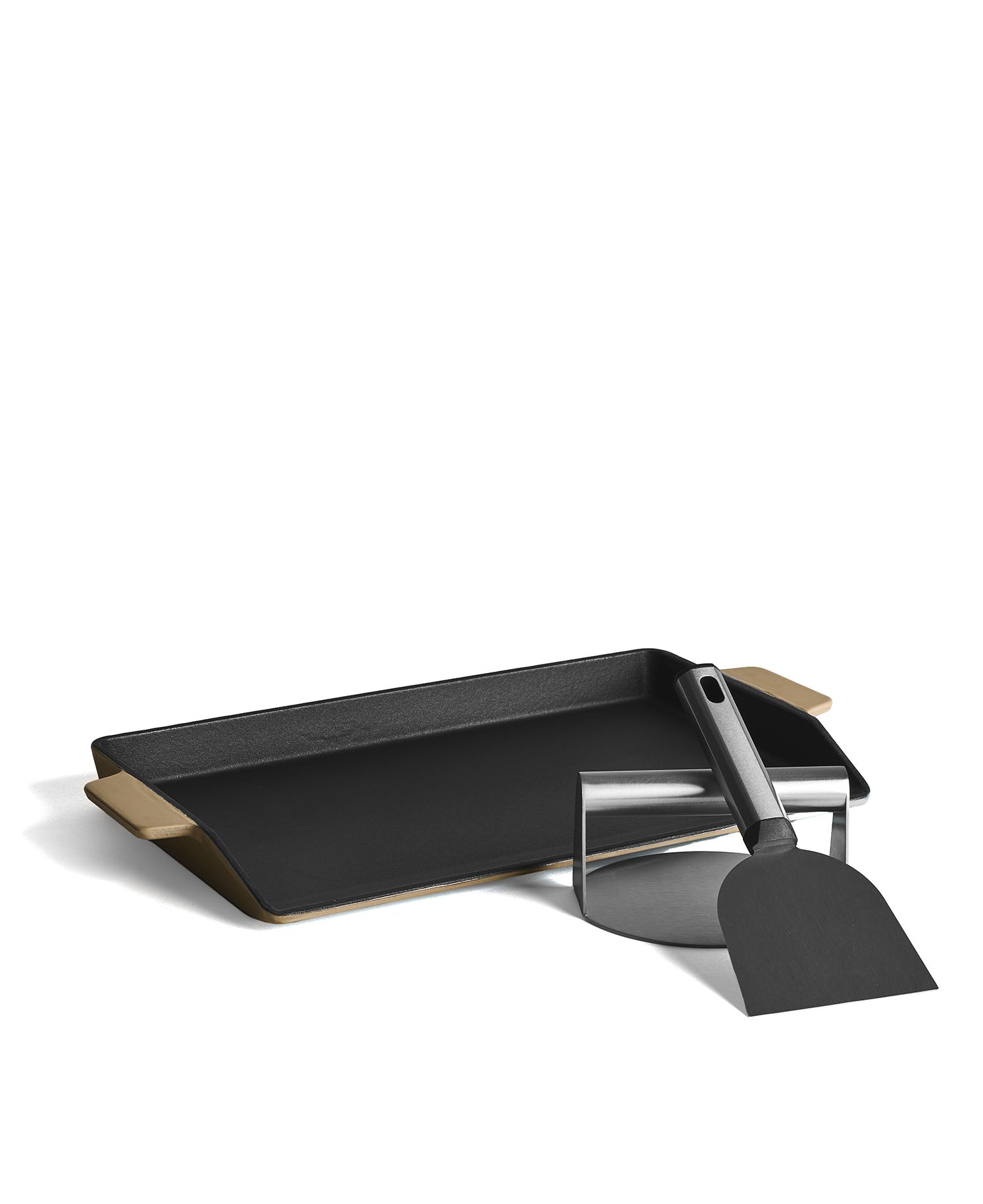 Kit Plancha en Fonte Burger & Grill Machiatto 40x25 cm
