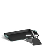 Kit Plancha en Fonte Burger & Grill Vert 40x25 cm