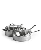 Batterie de cuisine 4 pièces Triply Acier Inoxydable