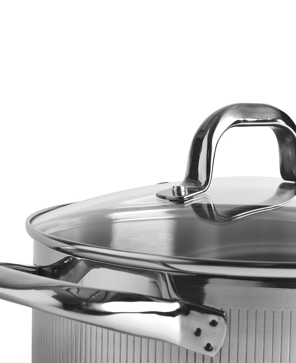 Marmite avec couvercle 5,4 litres Triply Acier Inoxydable