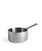 Casserole avec couvercle 2,5 litres triple couche en acier inoxydable