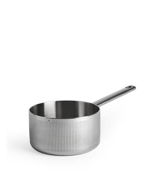 Casserole avec couvercle 2,5 litres triple couche en acier inoxydable