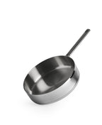Sauteuse avec couvercle 28 cm de diamètre, triple épaisseur, acier inoxydable