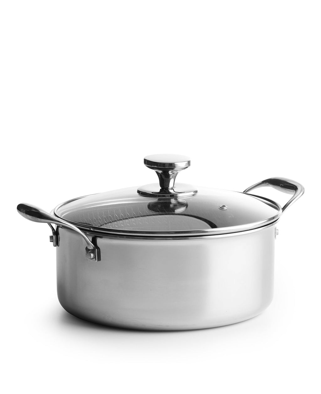 Casserole antiadhésive Honeycomb avec couvercle 24 cm de diamètre