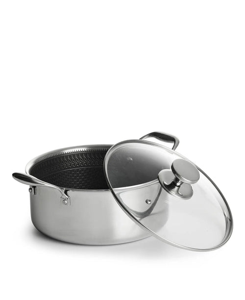 Olla Antiadherente Honeycomb con tapa 24 cm de diametro JERNVERKET