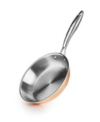 Poêle en cuivre martelé 20 cm de diamètre