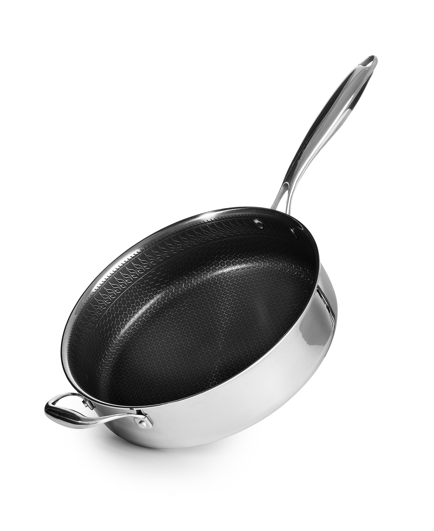 Sauteuse antiadhésive Honeycomb avec couvercle, 28 cm de diamètre