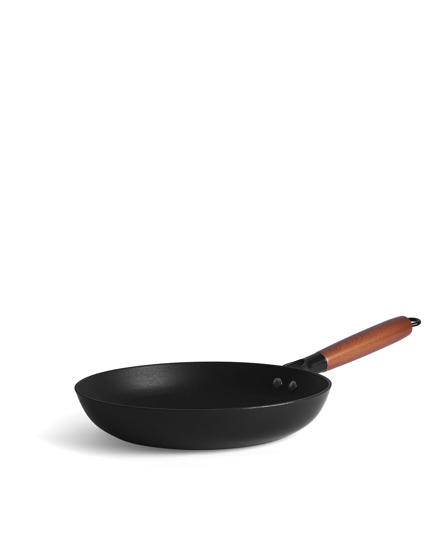 Poêle légère en fonte 28 cm de diamètre noire