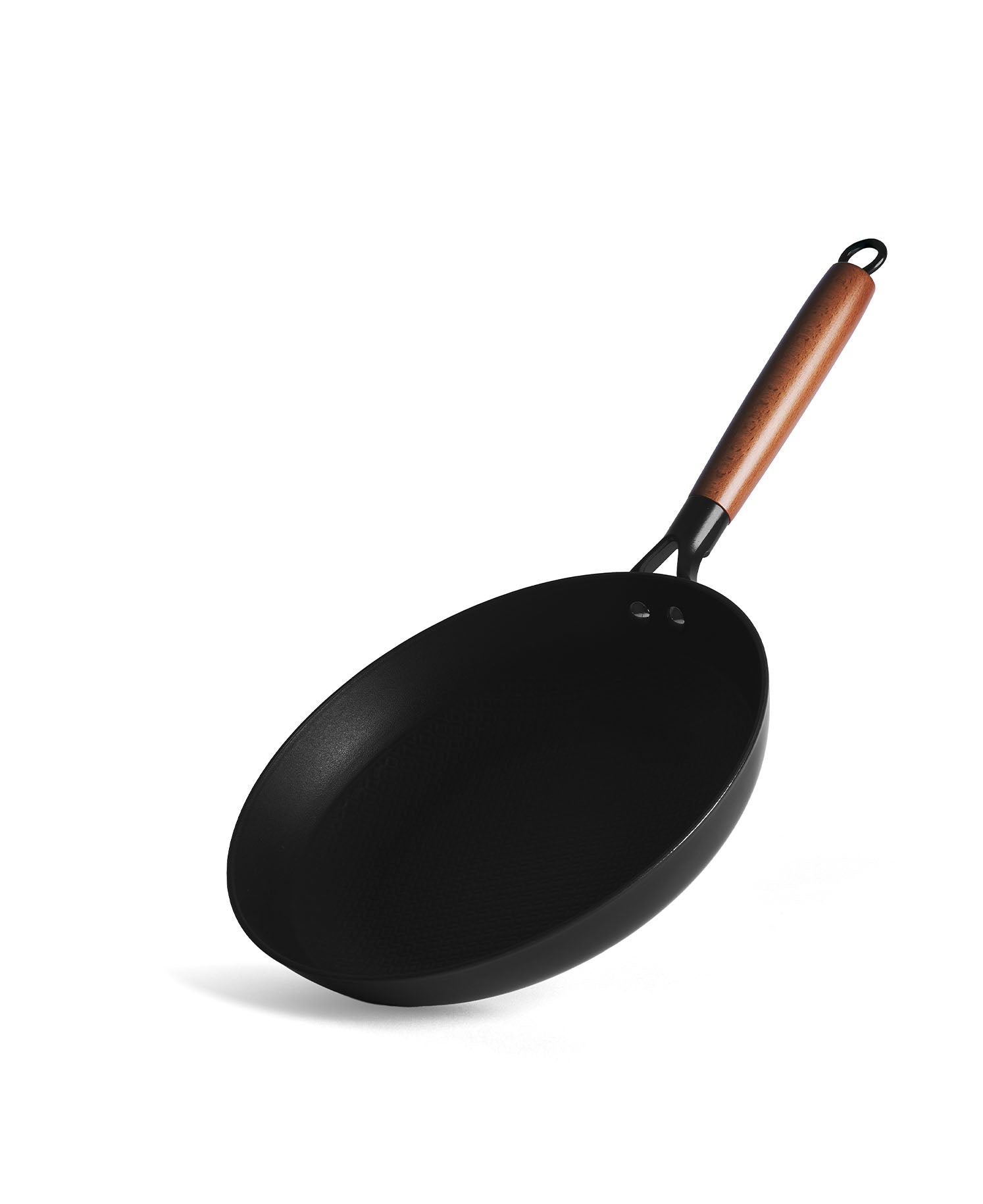 Poêle légère en fonte 28 cm de diamètre noire