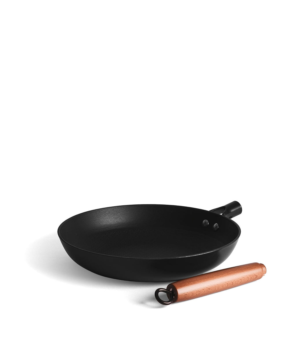 Poêle légère en fonte 28 cm de diamètre noire