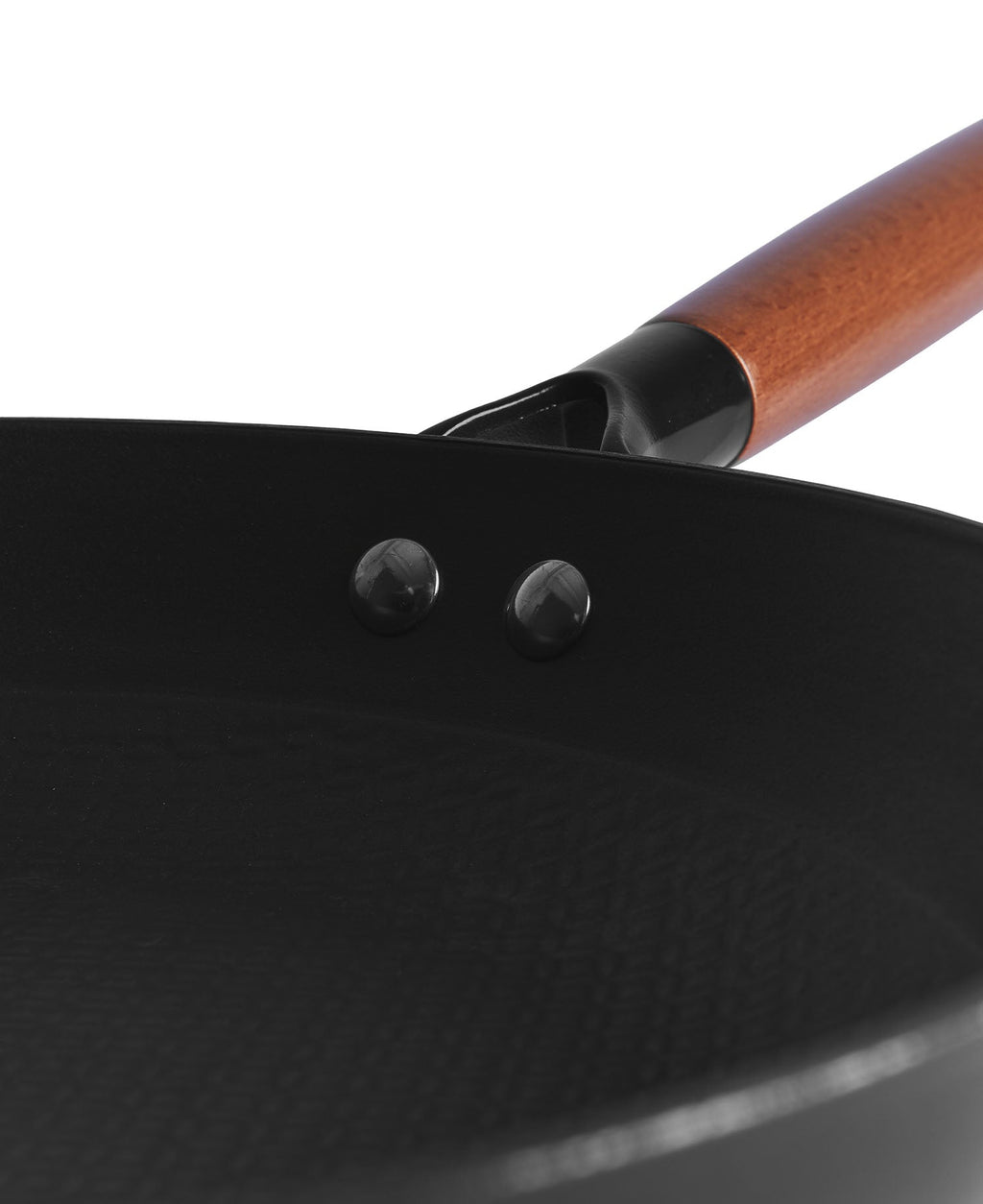Poêle légère en fonte 28 cm de diamètre noire